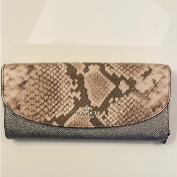 Coach Handbags - Coach Snake Print Wallet